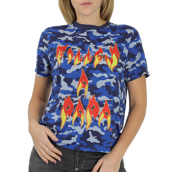 Ladies Blue Amo W 'Filles A Papa' T-Shirt