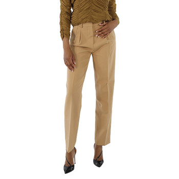 Loewe High Waisted Cotton Pants, Brand Size 38 (US Size 6