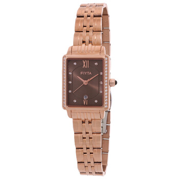 Allure Quartz Crystal Brown Dial Ladies Watch L865012.PKPD