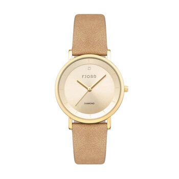 Jensen Beige Dial Ladies Watch FJ-6062-04