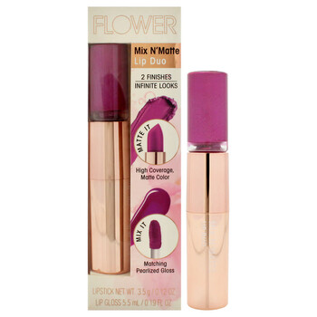 Ladies Mix N Matte Lip Duo 0.19 Oz Ld5 Violet Vixen Makeup 840797111813