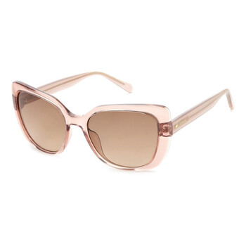 Brown Gradient Butterfly Ladies Sunglasses FOS 3143/S 02T3/HA 55