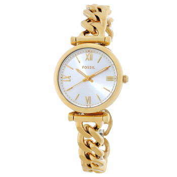 Fossil Carlie Mini Quartz Mother of Pearl Dial Ladies Watch ES4433