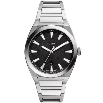 Everett Quartz Black Dial Men's Watch FS5821