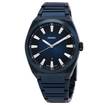 Fossil Quartz Blue Dial Men's Watch FS6166 807320032380 - Watches