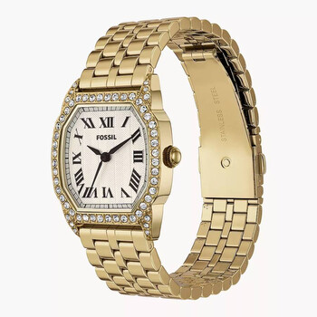 Harlow Quartz Crystal Silver Dial Ladies Watch ES5489