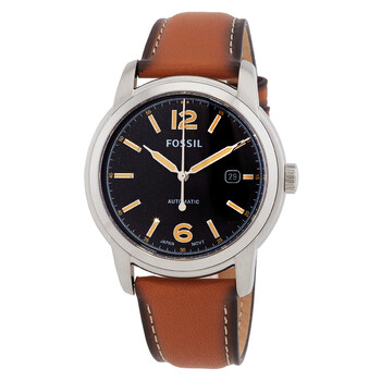 Fossil Heritage Automatic Black Dial Unisex Watch ME3223  