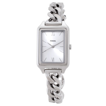 Fossil Raquel Watch Ring Quartz Silver Dial Ladies Watch  display picture 2
