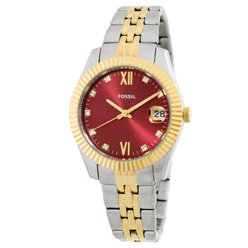 Scarlette Quartz Red Dial Ladies Watch ES5461