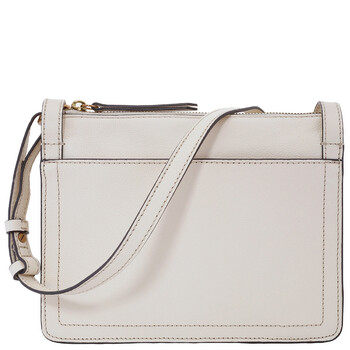 Fossil White Taryn Leather Crossbody Bag ZB1894105 723764633689