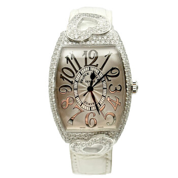 Franck Muller Cintree Curvex Crazy Hours Automatic Diamond White