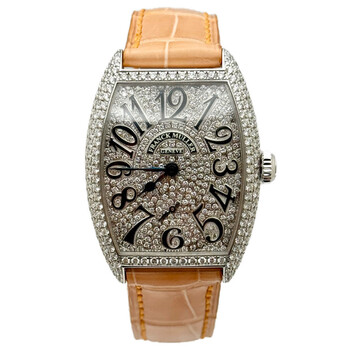 Cintree Curvex Sunset Hand Wind Diamond Ladies Watch 7500 S6 D CD-SALMON