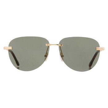 NWT Hugo Boss BOSS 1538/F/SK-0J5G QT Oval 57mm Sunglasses hugo-boss-green-square-mens-  main image 4