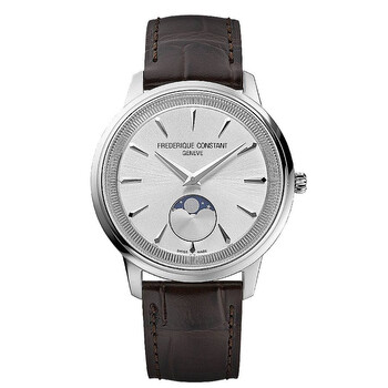 Classics Moneta Moonphase Quartz Silver Dial Watch FC-206S3S6 Classics Moneta Moonphase Quartz Silver Dial Watch FC-206S3S6