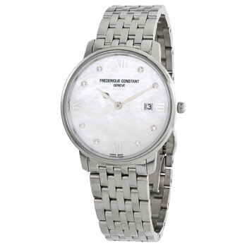 Classics Slimline Quartz Diamond Ladies Watch FC-220MPWD3S6B Classics Slimline Quartz Diamond Ladies Watch FC-220MPWD3S6B
