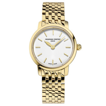 Classics Slimline Quartz White Dial Ladies Watch FC-200S5B Classics Slimline Quartz White Dial Ladies Watch FC-200S5B