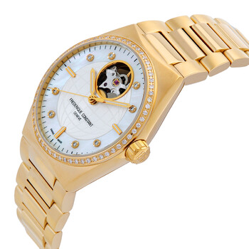 Highlife Automatic Heart Beat Diamond Silver Dial Ladies Watch FC-310MPWD2NHD5B
