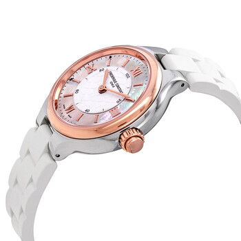 Silver Mother of Pearl Dial Ladies Horological Smartwatch FC-281WH3ER2