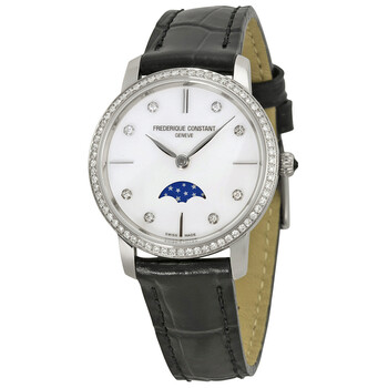 Slimline Mother of Pearl Dial Ladies Watch FC-206MPWD1SD6