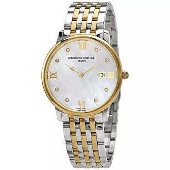 Slimline Quartz Diamond Ladies Watch FC-220MPWD1S23B Slimline Quartz Diamond Ladies Watch FC-220MPWD1S23B