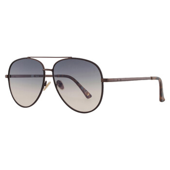 Smoke Pilot Ladies Sunglasses 10266775.LTS BRNSMK 61 Smoke Pilot Ladies Sunglasses 10266775.LTS BRNSMK 61