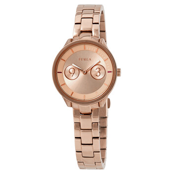 Metropolis Rose Gold Dial Ladies Watch R4253102518