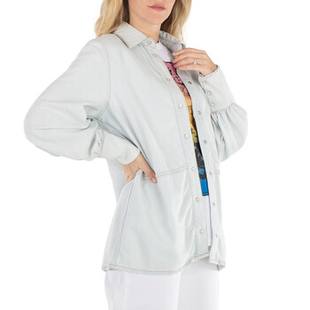 Ladies Light Blue Vintage Denim Future Shirt