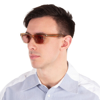 GROVE SUN Bordeaux Rectangular Sunglasses 2143 BRE/BOR 48