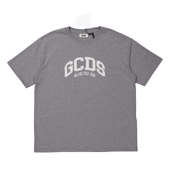 Grey Logo Lounge Cotton T-Shirt