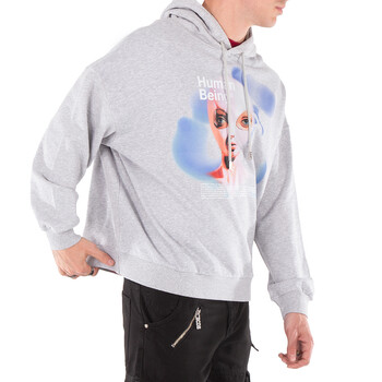 Human Being Printed Cotton Hoodie