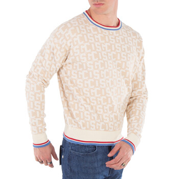 Intarsia-Knit Logo Jumper