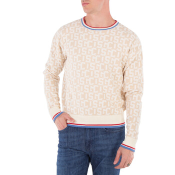 Intarsia-Knit Logo Jumper