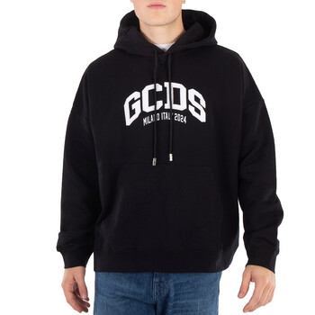 Gcds Grey Logo Lounge Cotton T-Shirt, Size X-Small