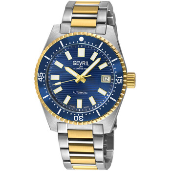 Gevril Atlantic Avenue Automatic Black Dial Men's Watch 47204B