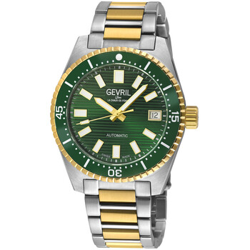 Gevril Atlantic Avenue Automatic Green Dial Men's Watch 47202B