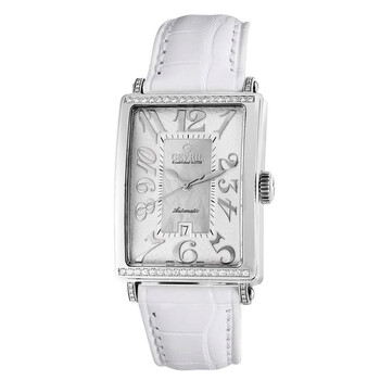 Avenue of Americas Automatic Diamond Silver Dial Ladies Watch 6209NT