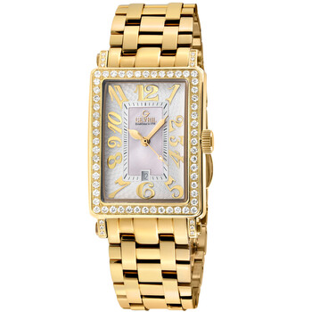 Avenue of Americas Mini Diamond Quartz Ladies Watch 7444YLB