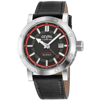 Gevril Flat Iron Chronograph Automatic Grey Dial Men's Watch 43710