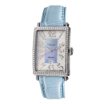 Glamour Automatic Blue Dial Ladies Watch 6207NV