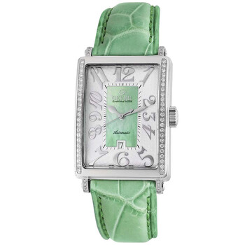 Glamour Automatic Green Dial Ladies Watch 6206NE