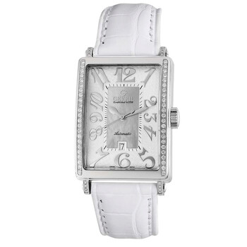 Glamour Automatic White Dial Ladies Watch 6209NE
