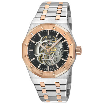 ♦️　globe/preview　♦️ Gevril Gotham Automatic Black Dial Men's Watch 49420B