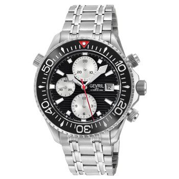Hudson Yards Chronograph Automatic Black Dial Men's Watch 48814B