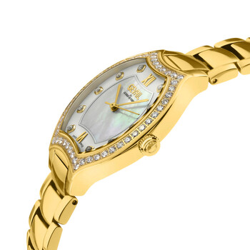 Lugano Diamond Mother of Pearl Dial Ladies Watch 11221B
