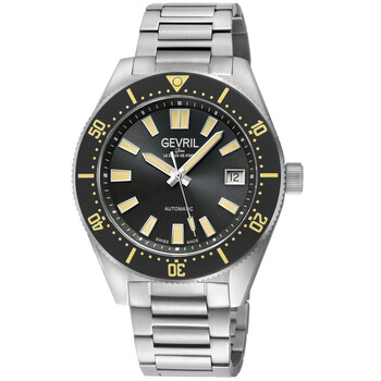 Gevril Hudson Yards Automatic Black Dial Men's Watch 48840B