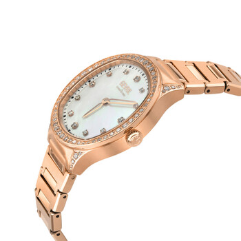 Morcote Diamond Mother of Pearl Dial Ladies Watch 10251B