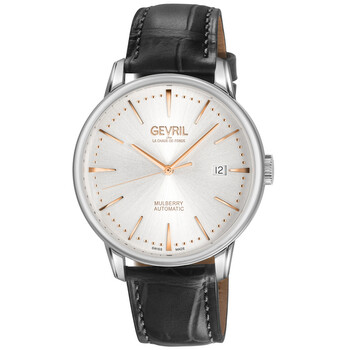 Gevril Mulberry Automatic Silver Dial Men's Watch 9623
