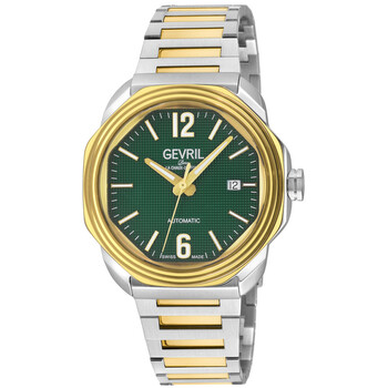 Gevril Roosevelt Automatic Green Dial Men's Watch 46522B