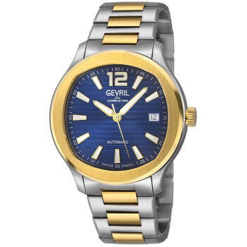 Gevril West Village Automatic Blue Dial Men's Watch 48904