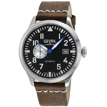 ウーパル Gevril Vaughn Automatic Black Dial Men's Watch 43512 840840149169